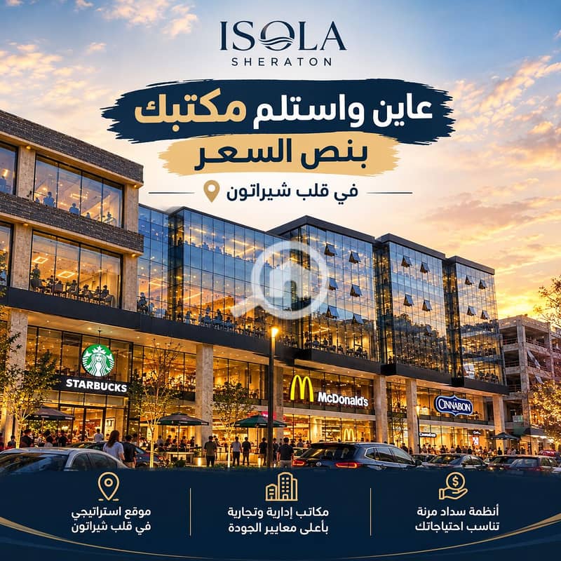 Isola Sheraton_ استلم مكتبك بنصف السعر. png Isola Sheraton_ استلم مكتبك بنصف السعر. png