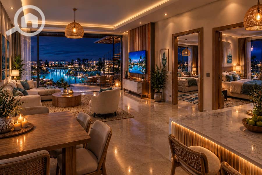 50 Luxe Lagoon Penthouse at Night. png