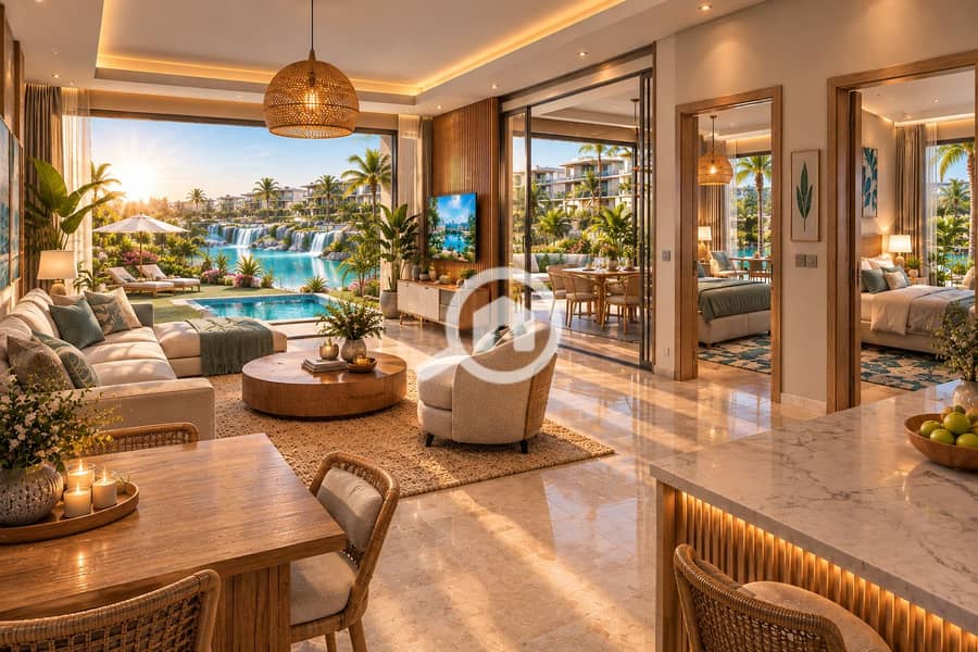 75 Tropical Resort Villa Living Space. png