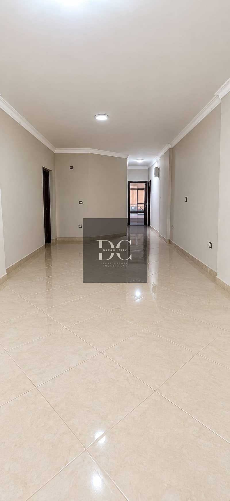 2 Pristine Minimalist Hallway with Glossy Floors. png