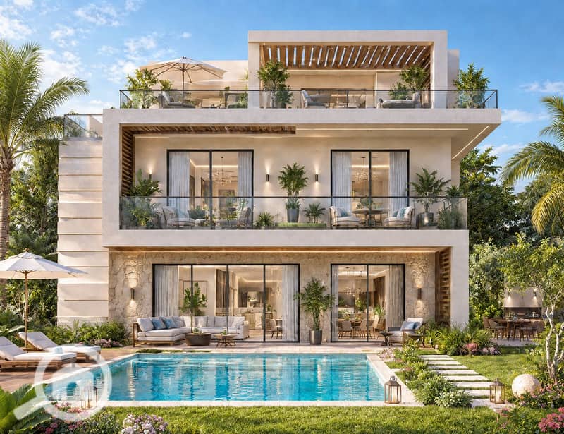 Tropical Modern Villa Morning Mood. png Tropical Modern Villa Morning Mood. png