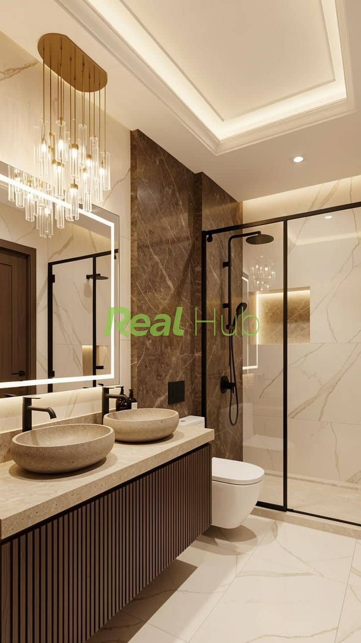 8 Luxury Master Bathroom With Marble Walls and Boutique Hotel Style. jpeg