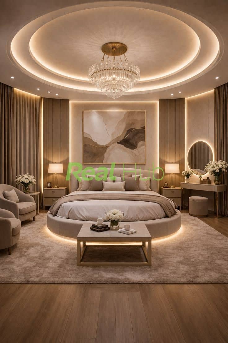 5 Luxury Master Bedroom Inspiration _ Elegant Warm Lighting Aesthetic. jpeg