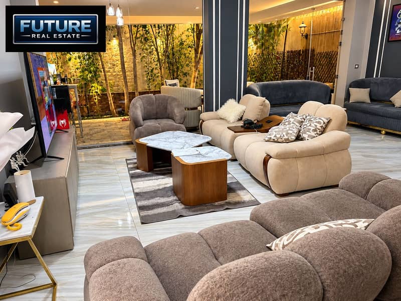 Modern Living Room Garden View. png Modern Living Room Garden View. png