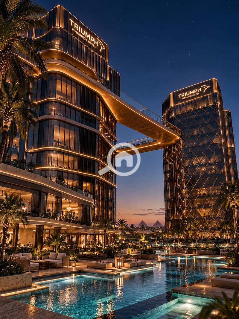 Triumph Pyramids Hotel Poolside Twilight. png Triumph Pyramids Hotel Poolside Twilight. png
