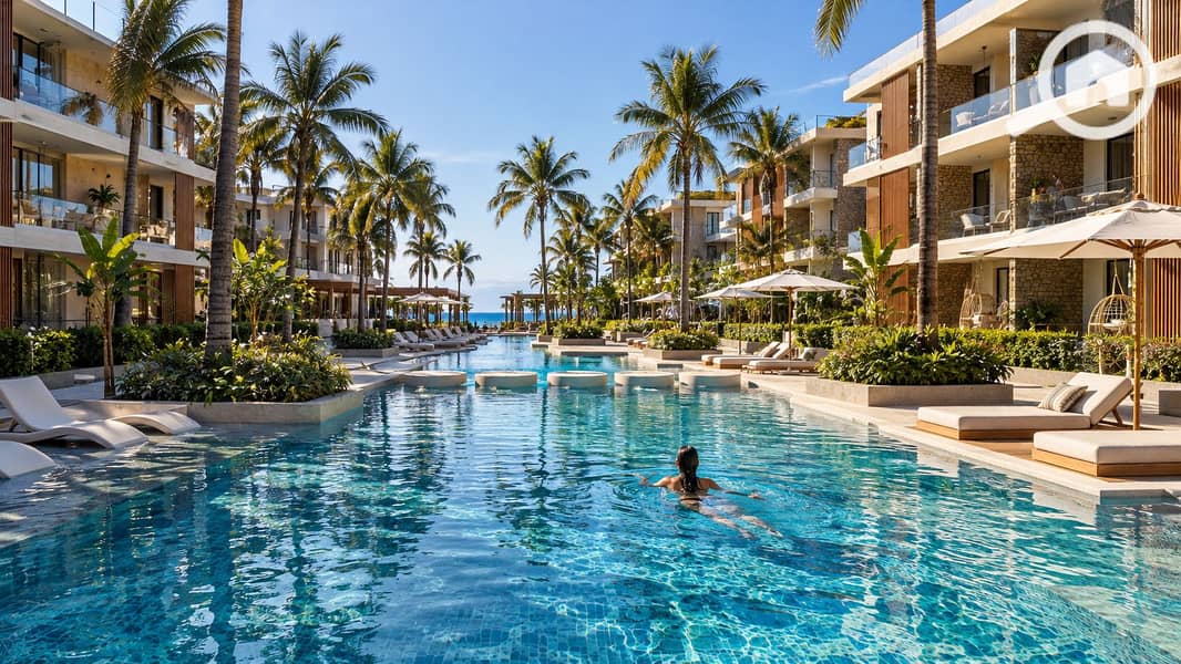 10 Sunlit Tropical Resort Pool by the Sea. png