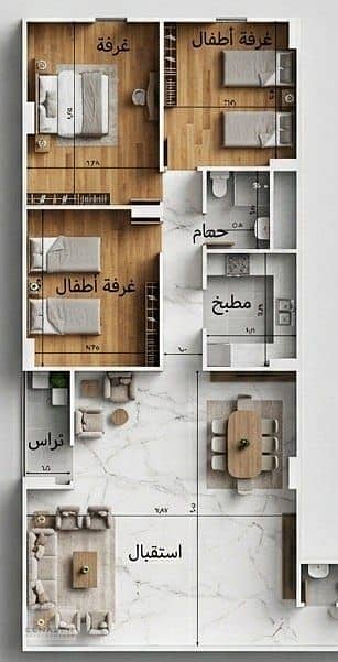 3 Bedroom Flat for Sale in Mokattam, Cairo - cc69b0dc-3849-4d99-8dbc-608d41ace8eb. jpeg