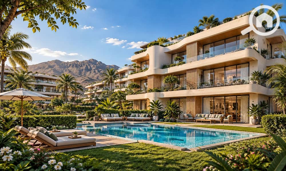 3 Luxury Poolside Resort Amid Mountains. png