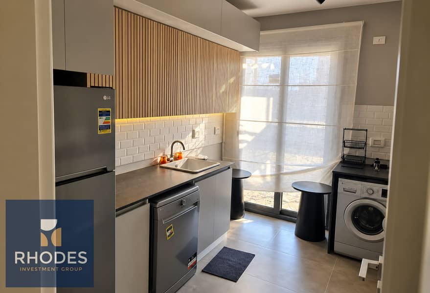 4 Photorealistic Scandinavian Galley Kitchen. png