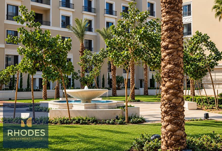 6 Sunlit Courtyard Fountain Oasis. png