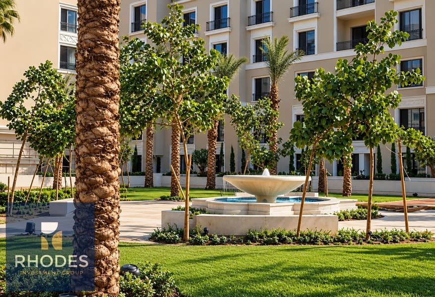 10 Sunlit Courtyard Fountain Oasis. png