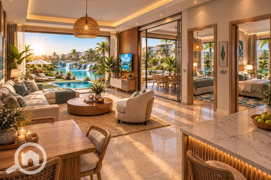 74 Tropical Resort Villa Living Space. png