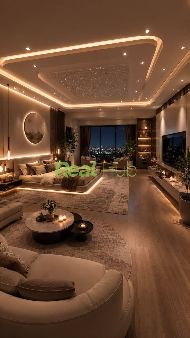 5 Luxury Modern Master Bedroom Design _ Warm Aesthetic Dream Room with Cozy Lighting & Elegant Interio. jpeg