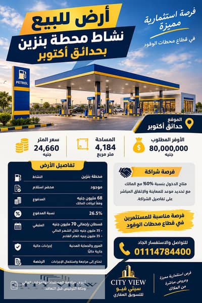 Commercial Land for Sale in Hadayek October, Giza - 563539. png