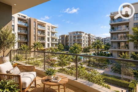 فلیٹ 2 غرفة نوم للبيع في مدينة الشروق، القاهرة - Sunlit Balcony Overlooking a Modern Courtyard. png فلیٹ 2 غرفة نوم للبيع في مدينة الشروق، القاهرة - Sunlit Balcony Overlooking a Modern Courtyard. png