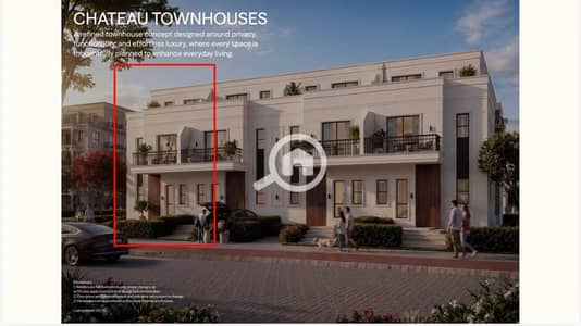 4 Bedroom Townhouse for Sale in 6th of October, Giza - town corner vie (7). jpg 4 Bedroom Townhouse for Sale in 6th of October, Giza - town corner vie (7). jpg