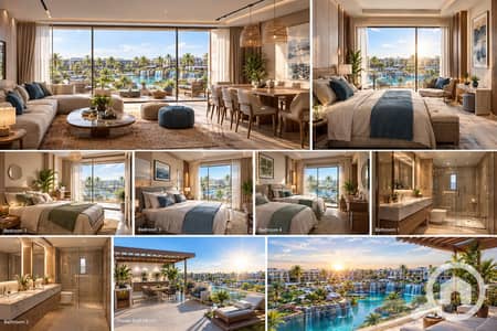فلیٹ 4 غرف نوم للبيع في الغردقة، البحر الأحمر - Luxury Tropical Resort Villa Collage. png