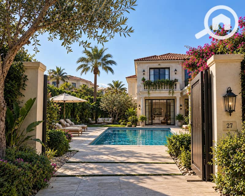 Mediterranean Villa Pool Courtyard. png Mediterranean Villa Pool Courtyard. png