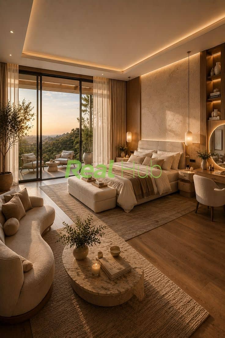 6 🌿 Organic Modern Luxury Bedroom Ideas _ Dream Master Bedroom with Balcony & Cozy Lounge ✨. jpeg