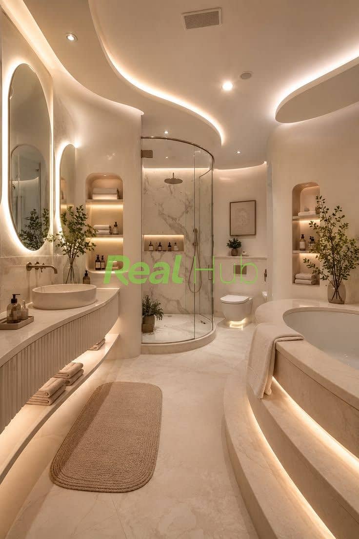 11 Elegant Curved Marble Bathroom That Feels Like a 5 Star Retreat. jpeg