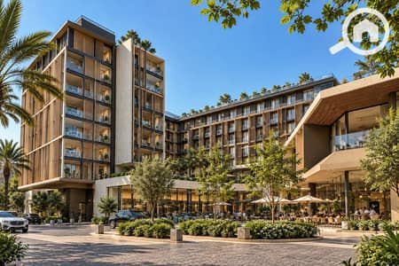 شقة فندقية 1 غرفة نوم للبيع في الشيخ زايد، الجيزة - Modern Luxury Hotel Courtyard Entrance. png شقة فندقية 1 غرفة نوم للبيع في الشيخ زايد، الجيزة - Modern Luxury Hotel Courtyard Entrance. png