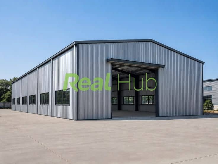 2 Steel Temporary Buildings for Industrial. jpeg