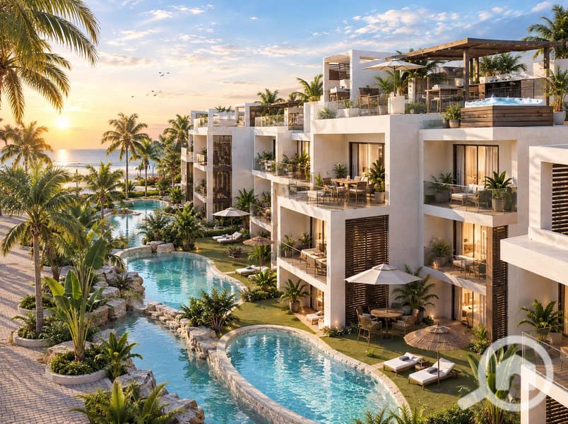 14 Tropical Lagoon Villas at Sunrise. png