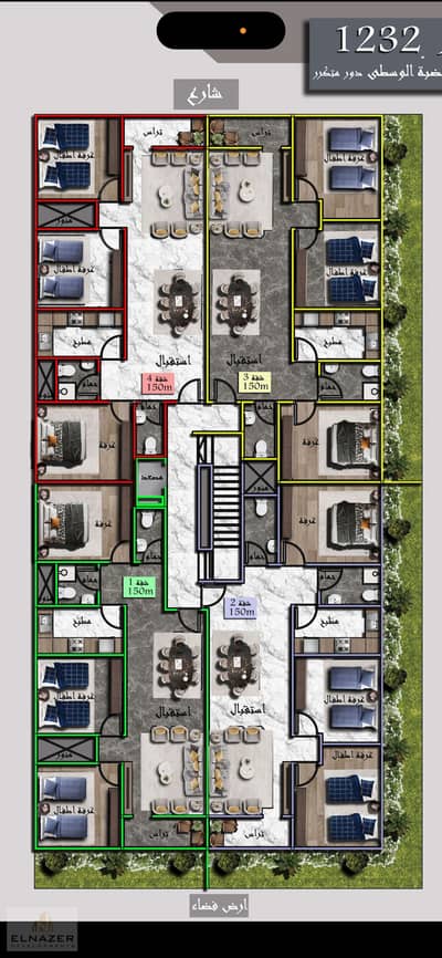 شقة 3 غرف نوم للبيع في المقطم، القاهرة - IMG_1244. png شقة 3 غرف نوم للبيع في المقطم، القاهرة - IMG_1244. png