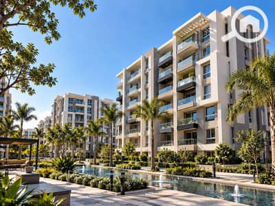 2 Bedroom Apartment for Sale in New Capital City, Cairo - Sunlit Modern Courtyard Residences. png 2 Bedroom Apartment for Sale in New Capital City, Cairo - Sunlit Modern Courtyard Residences. png