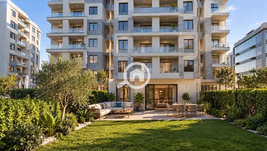 شقة 2 غرفة نوم للبيع في الشيخ زايد، الجيزة - Modern Apartment Garden Patio. png