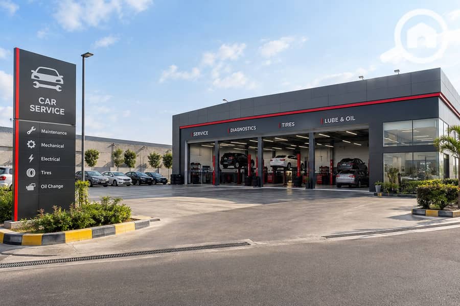 4 Modern Car Service Center Exterior. png