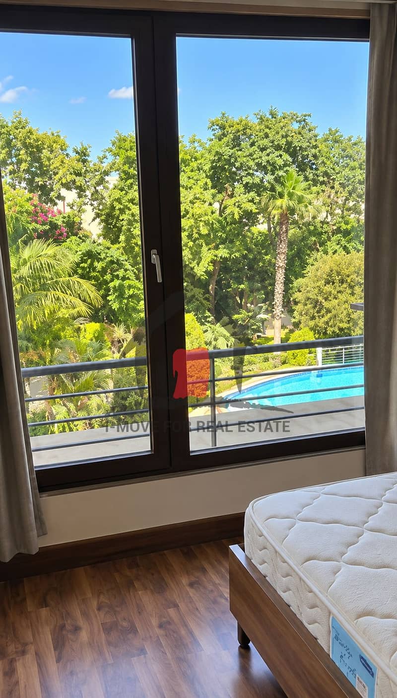 3 Sunny Bedroom Overlooking Garden Pool. png