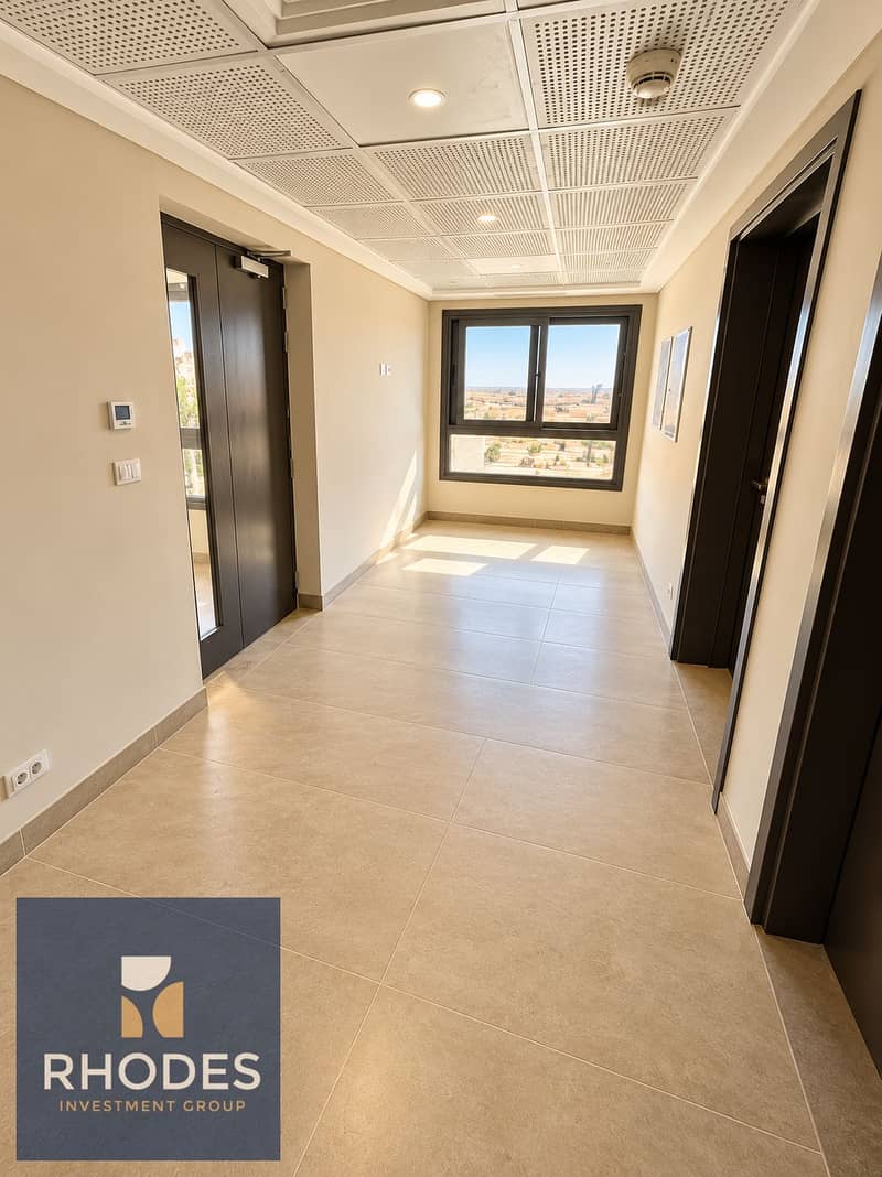 2 Modern Neutral Hallway with Sunlit Window. png
