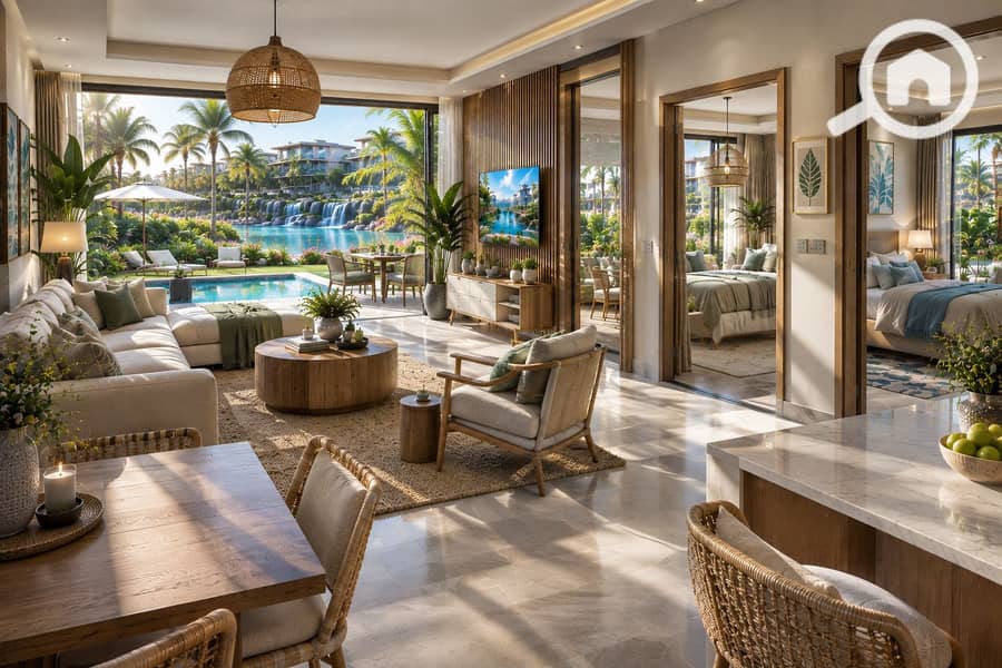 77 Sunlit Tropical Resort Living Space. png