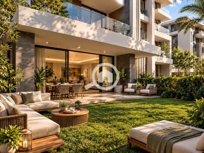 شقة 3 غرف نوم للبيع في حدائق اكتوبر، الجيزة - Luxury Garden Patio Apartment. png
