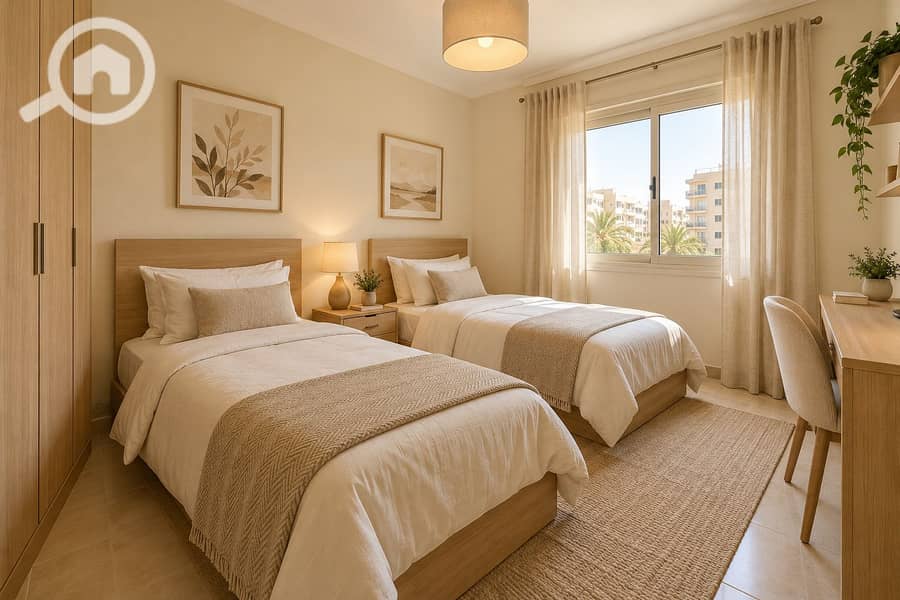 8 Bright compact twin bedroom with oak-2. png
