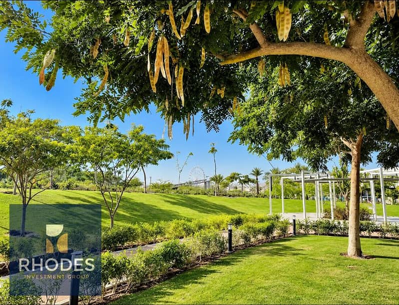 11 Sunlit Park with Ferris Wheel and Seed Pods. png