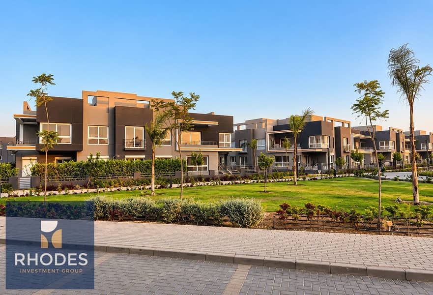 2 Modern Villas at Golden Hour. png
