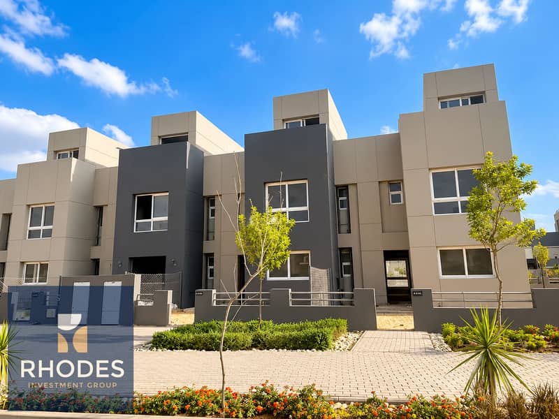 7 Modern Townhouse Facade Under Blue Skies (1). png
