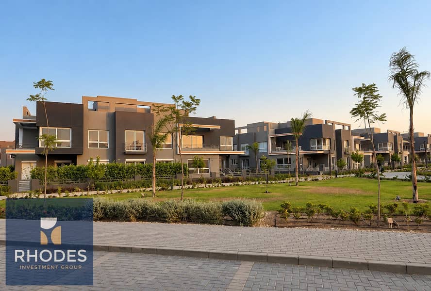 9 Modern Townhomes in Golden Light. png