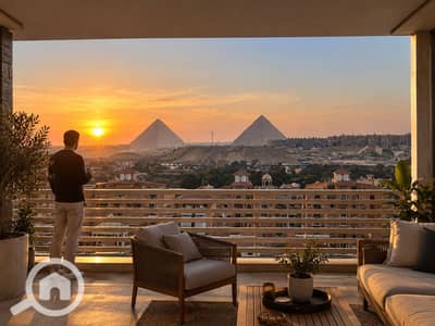 استوديو للبيع في 6 اكتوبر، الجيزة - Golden Hour Terrace Overlooking the Pyramids. png استوديو للبيع في 6 اكتوبر، الجيزة - Golden Hour Terrace Overlooking the Pyramids. png