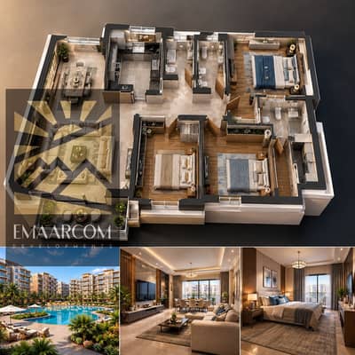 3 Bedroom Apartment for Sale in Mokattam, Cairo - Modern Apartment Floor Plan Showcase. png 3 Bedroom Apartment for Sale in Mokattam, Cairo - Modern Apartment Floor Plan Showcase. png