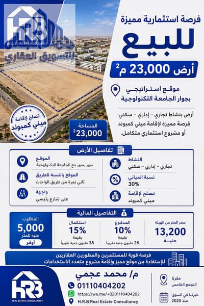 أرض تجارية  للبيع في 6 اكتوبر، الجيزة - 79454. png