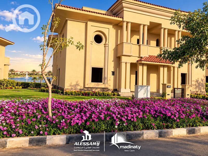 2 STANDALONE VILAL FOR SALE G 13 MADINATY GOLF VIEW Golden-Hour Mediterranean Lakeside VillaSTANDALONE VILAL FOR SALE G 13 MADINATY GOLF VIEW . png