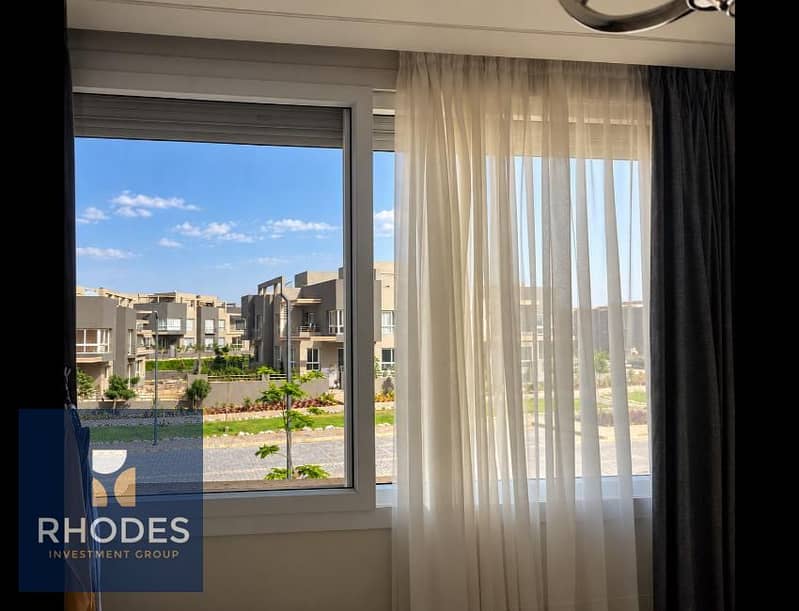 Modern Neighborhood Through Sheer Curtains. jpg Modern Neighborhood Through Sheer Curtains. jpg