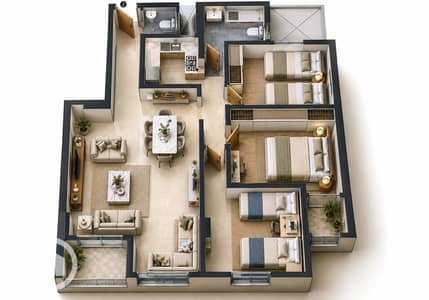 شقة 3 غرف نوم للبيع في المقطم، القاهرة - 4e8d5ca3-5905-42de-9f1e-7a568f373ebc. jpg