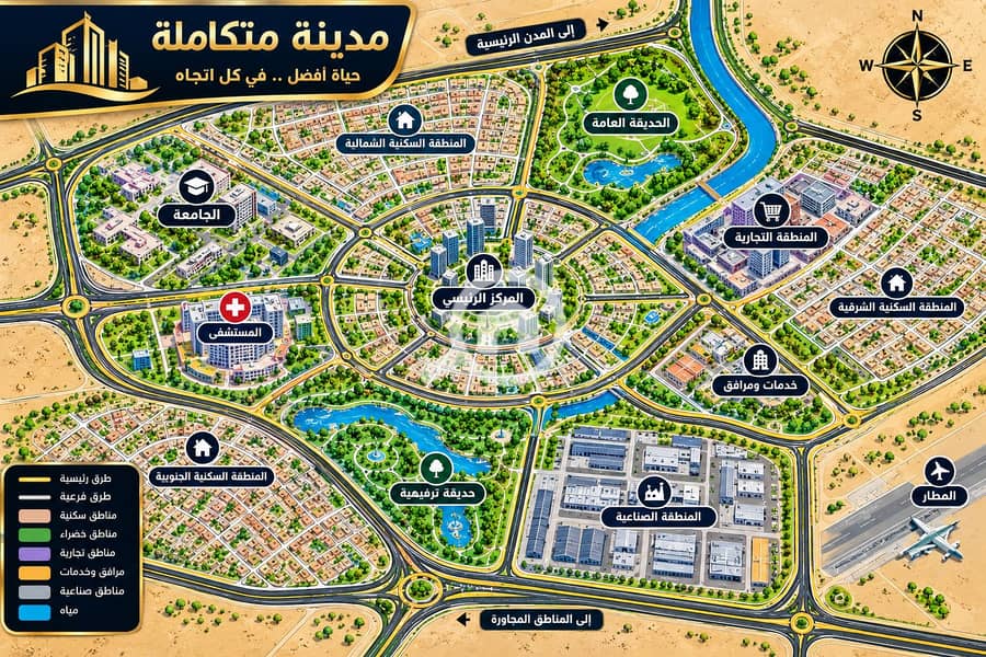 13 Integrated City Master Plan Map. png