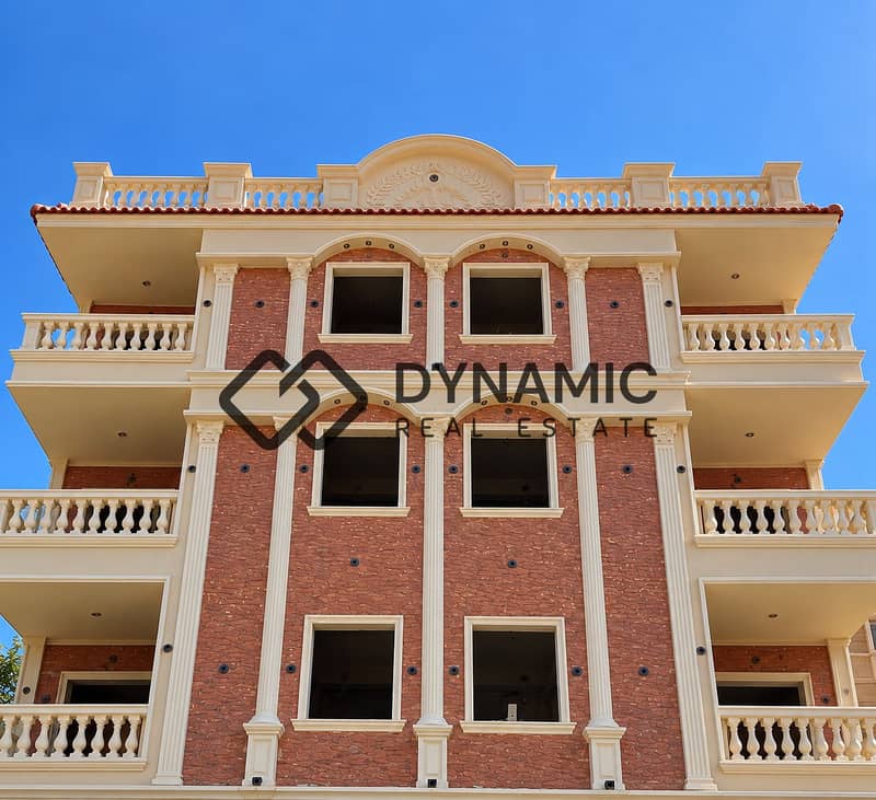 10 Symmetrical Neoclassical Façade Against Blue Sky. png