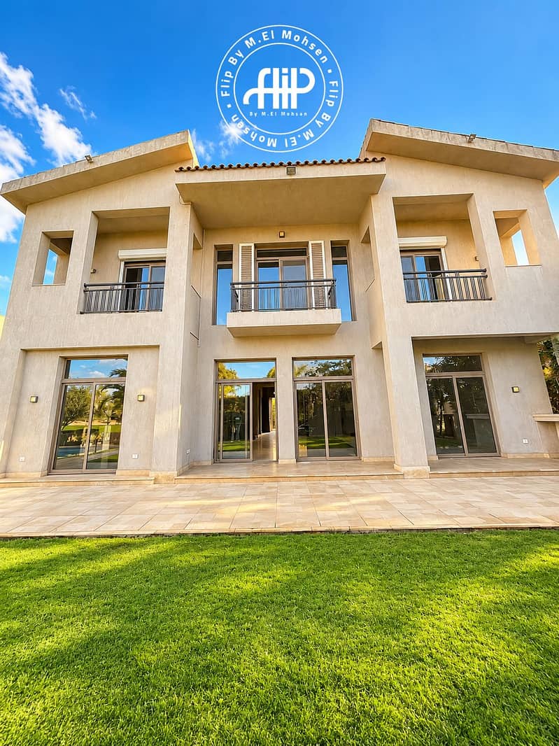 2 Modern Villa Under Blue Skies. png