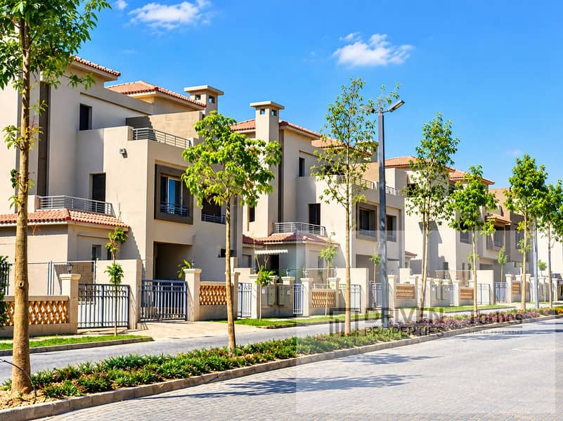 Mediterranean Villas on a Sunny Street. png Mediterranean Villas on a Sunny Street. png